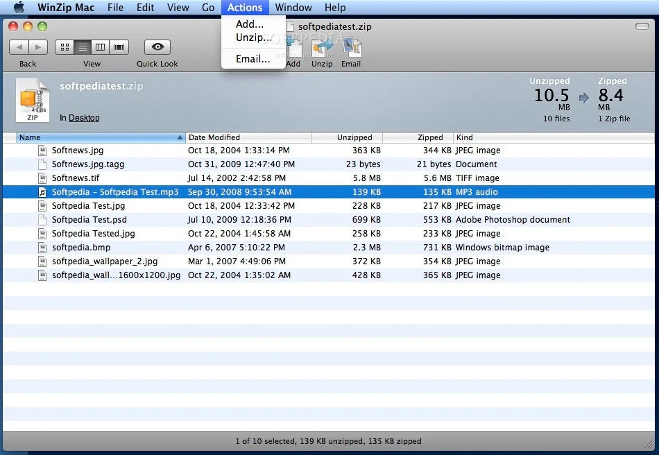 Free Winzip For Mac 10.6.8